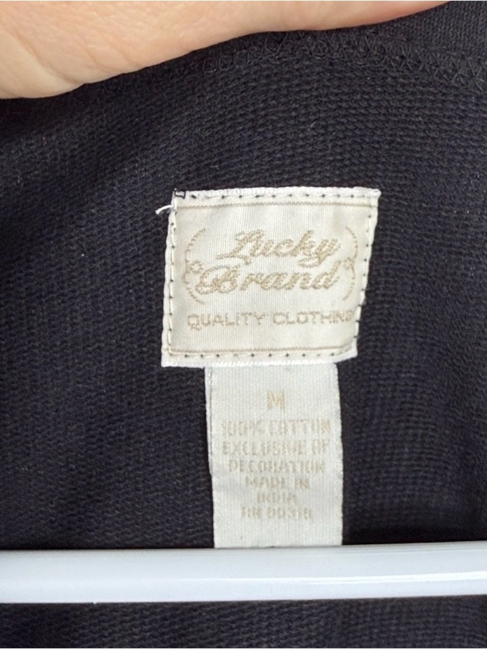 Lucky Brand Whitney Embroidered Cardigan - Picture 4 of 5